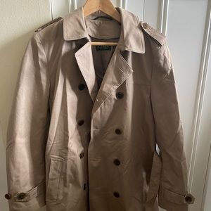 Ralph Lauren men windproof coat / color: Beige / size: XS to S